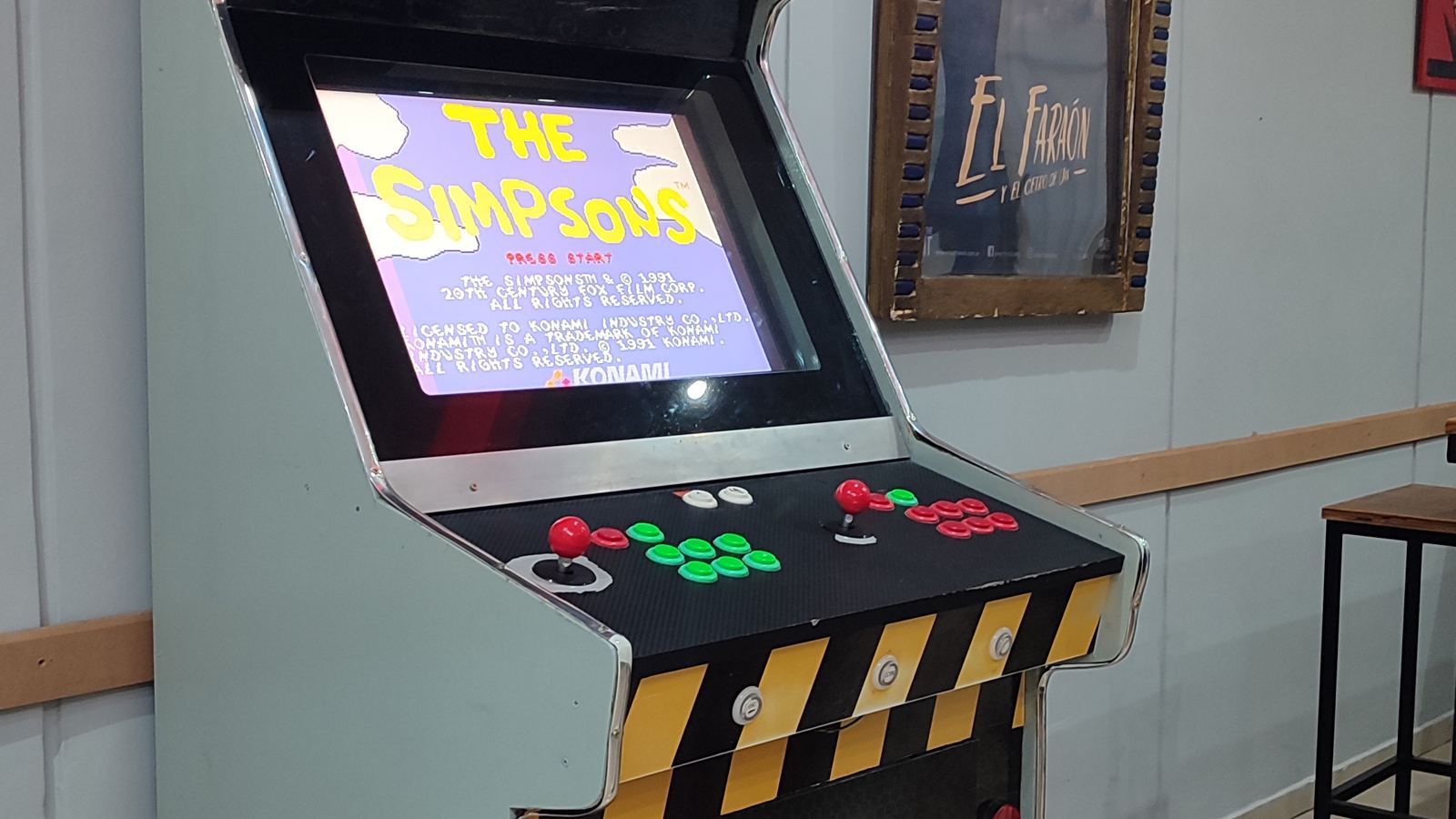 Arcade en el salón de cumpleaños