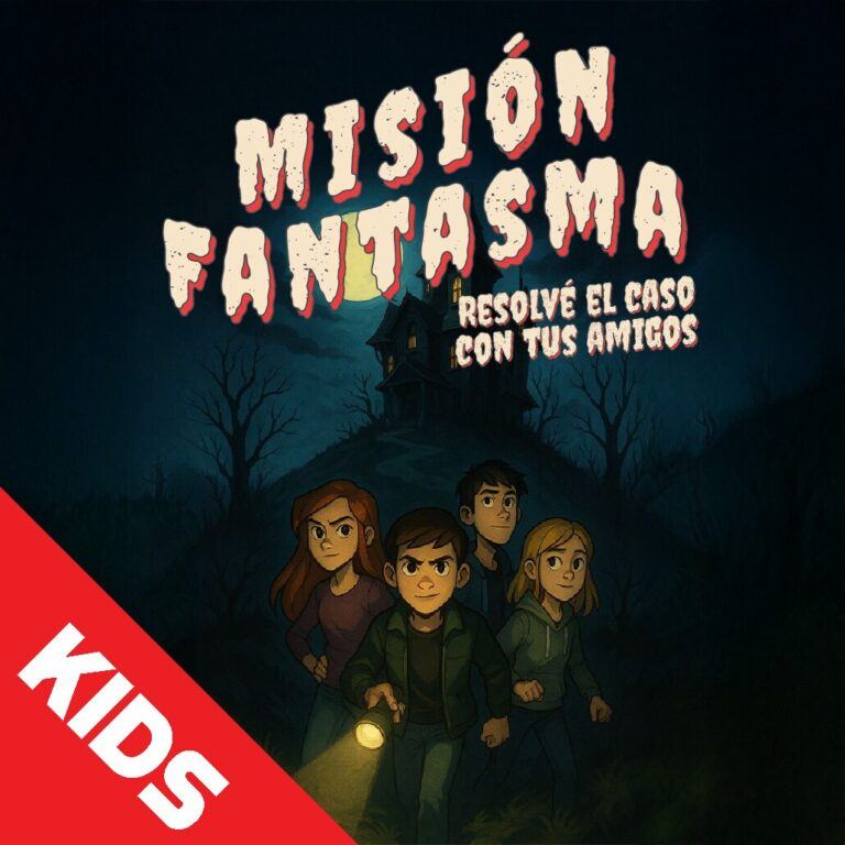 Póster de la sala de escape Misión Fantasma
